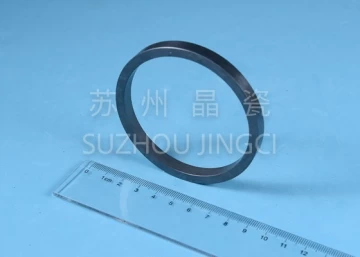 Chemical Inertness Alumina Ceramic Ring , Silicon Carbide Ceramic Seal Ring